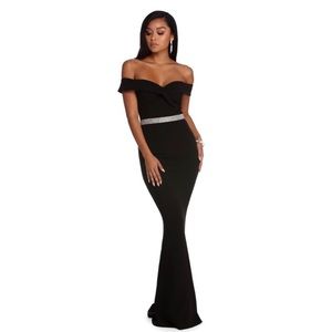 IRENE FORMAL STUDDED JEWEL DRESS